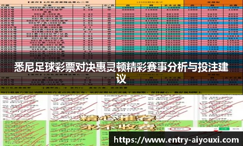 悉尼足球彩票对决惠灵顿精彩赛事分析与投注建议